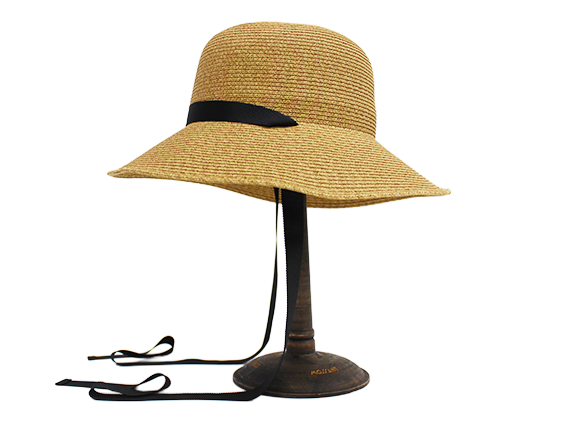 ・K-55-10｜【UVケア】リボンアレンジ ペーパーハット