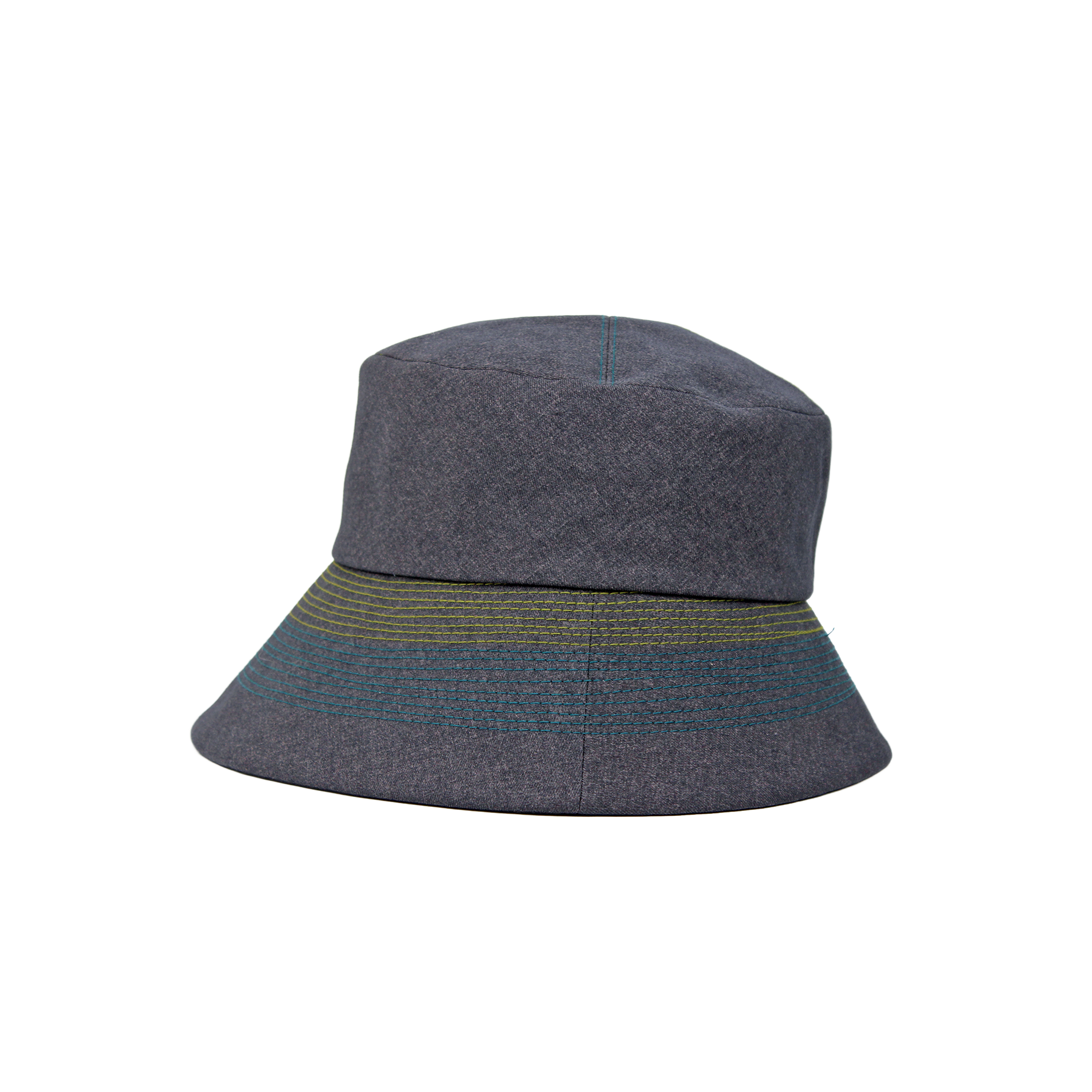 X-40-52｜【UVケア】カラーステッチ ベーシックハット